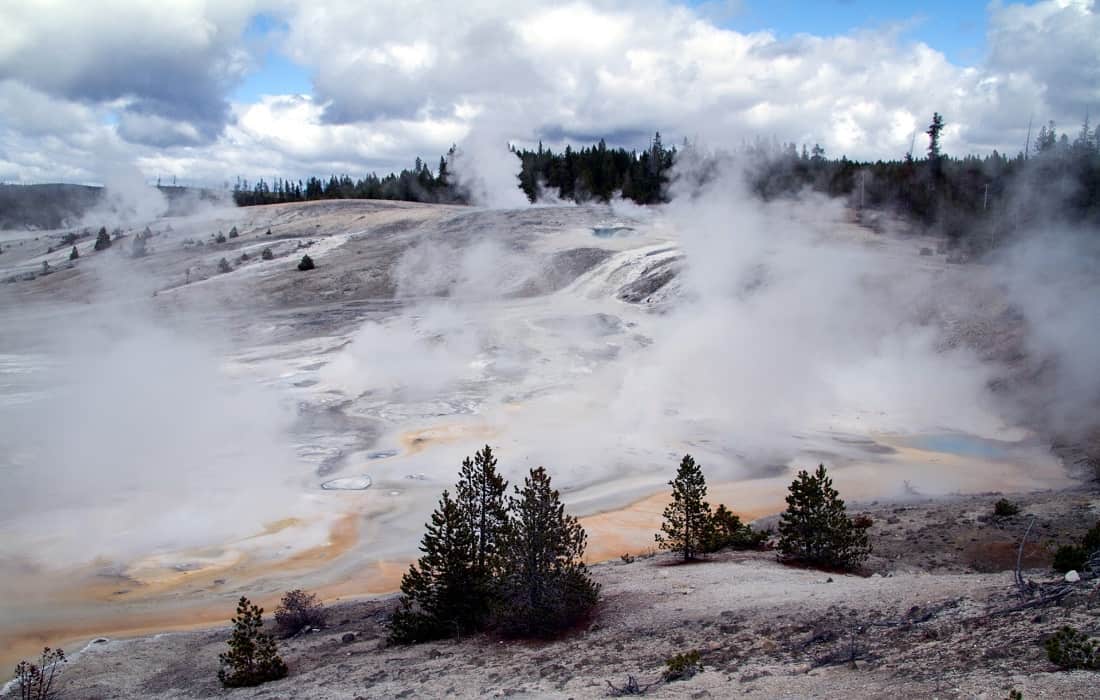 Yellowstone National Park Gysers