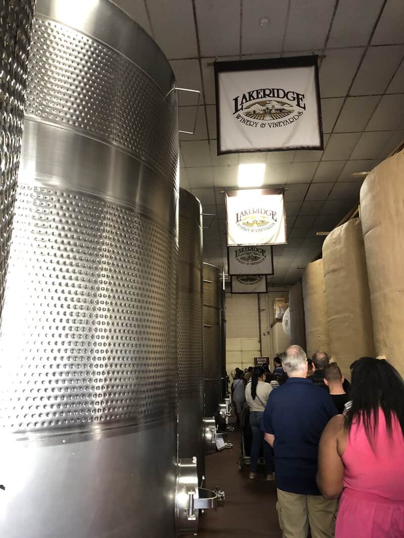 Wine Tasting At Lakeridge Winery