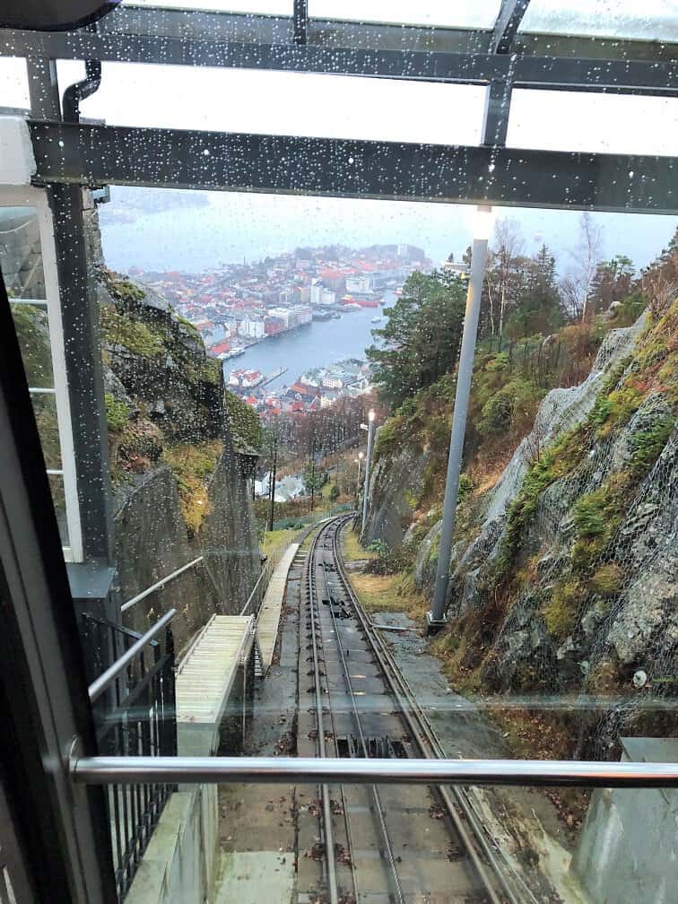 Fløibanen Funicular Train