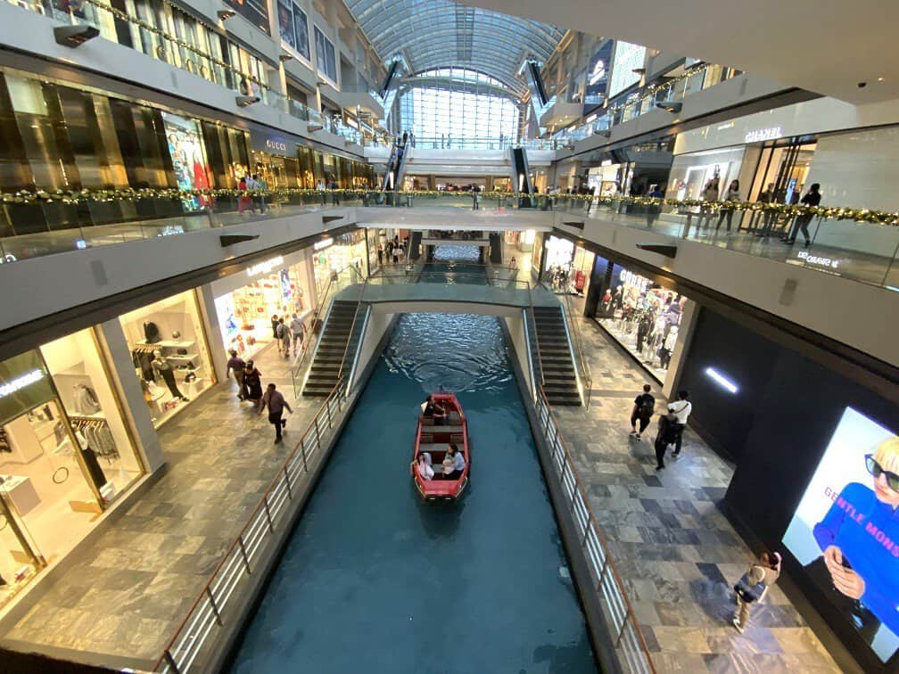 Shopping at Marina Bay Sands