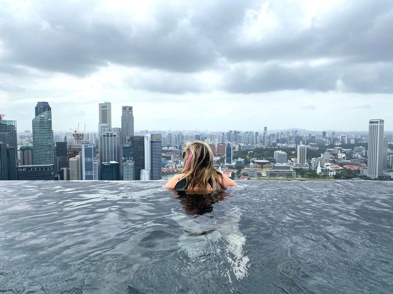 The Marina Bay Sands Pool Area