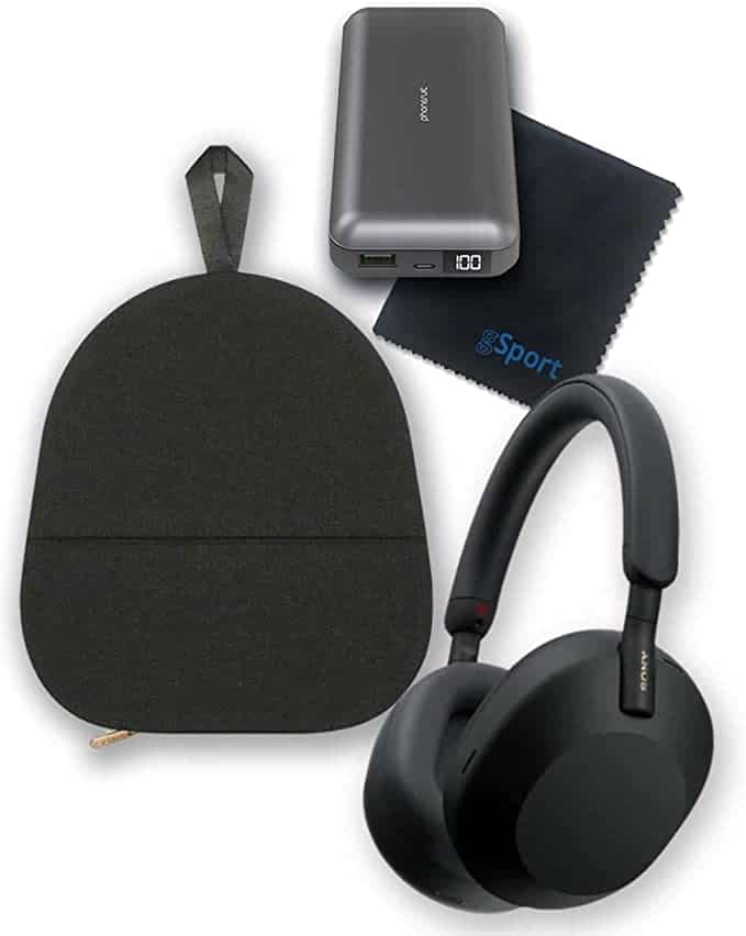 Sony WH-1000XM5 Noise Cancelling Wireless Headphones.