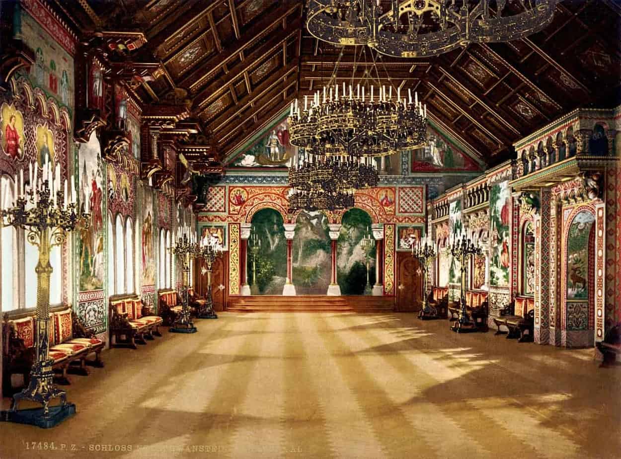 Singers Hall Inside Neuschwanstein Castle