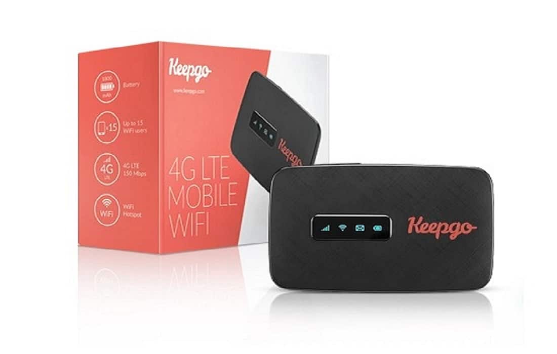 Asia & the Americas Keepgo Prepaid 4G LTE WiFi Hotspot for Europe 1GB credit 