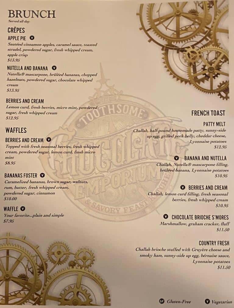 The Toothsome Chocolate Emporium Universal Studio's Orlando