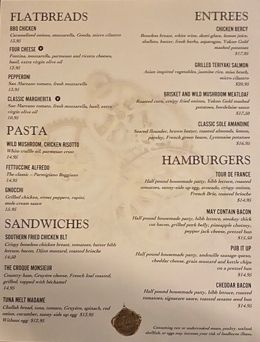 toothsome chocolate emporium menu entrees