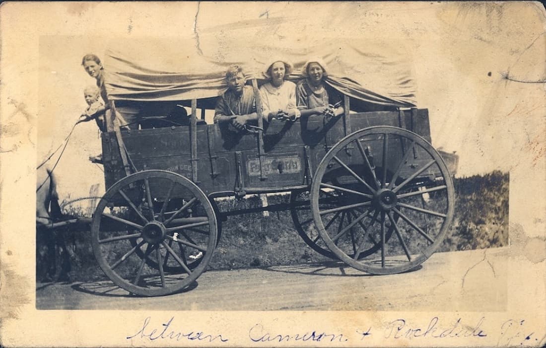 Old Covered Wagon