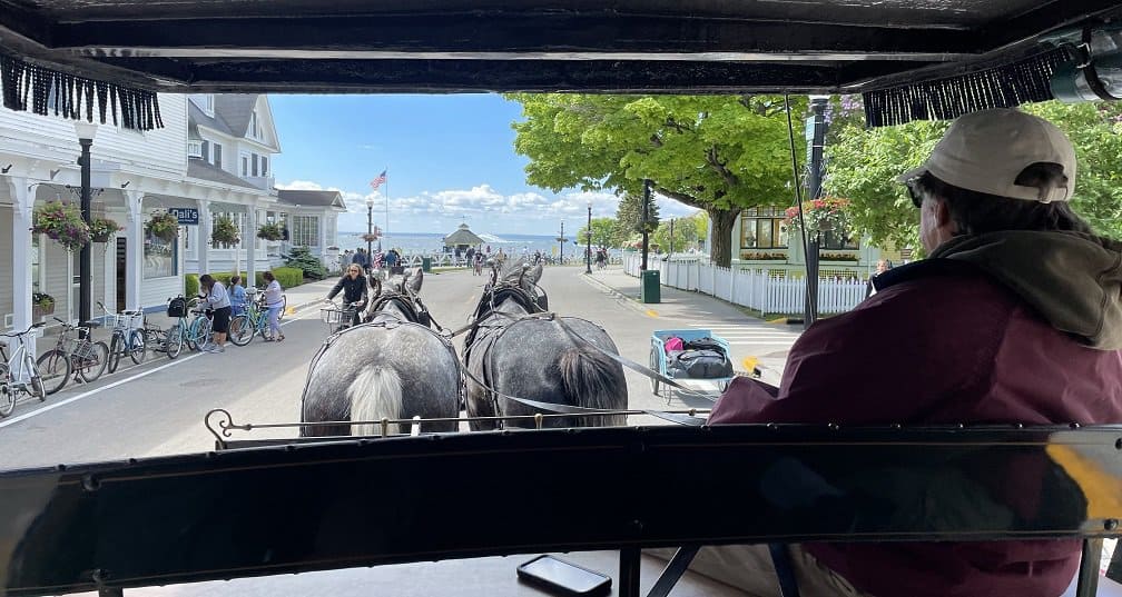 Horse Drawn Carriage Ride Mackinac Island