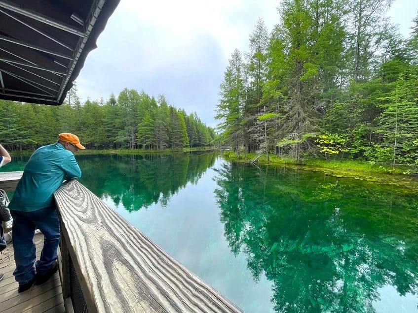 Kitch-iti-kipi Observation Raft View