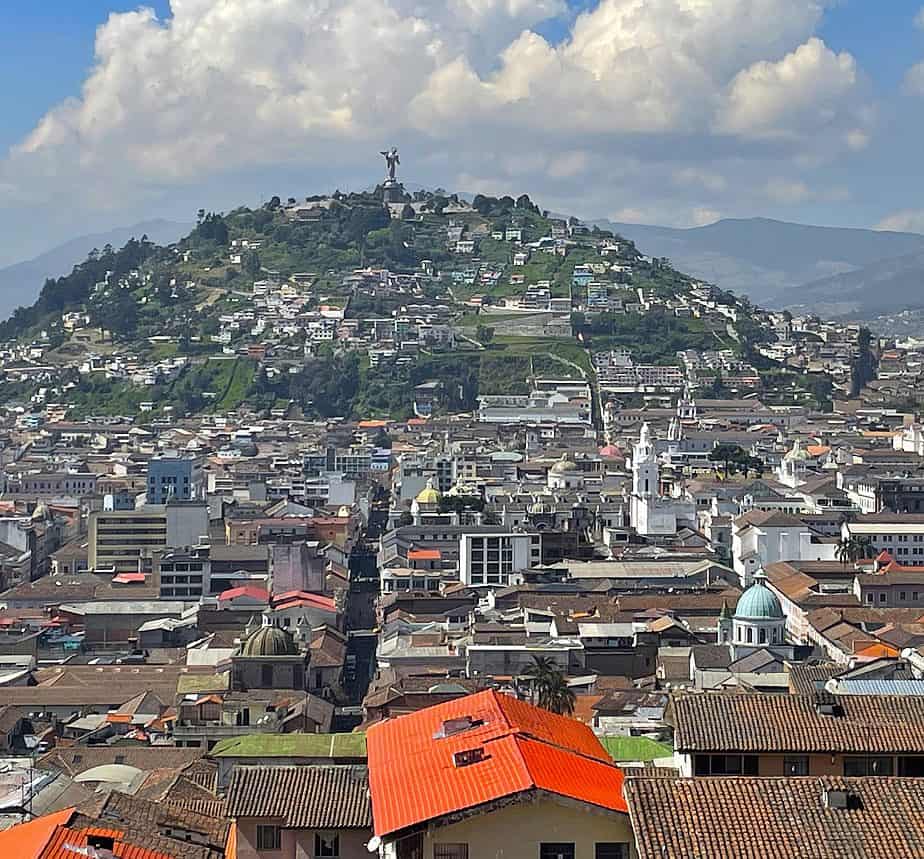 View Of Quito Ecuador