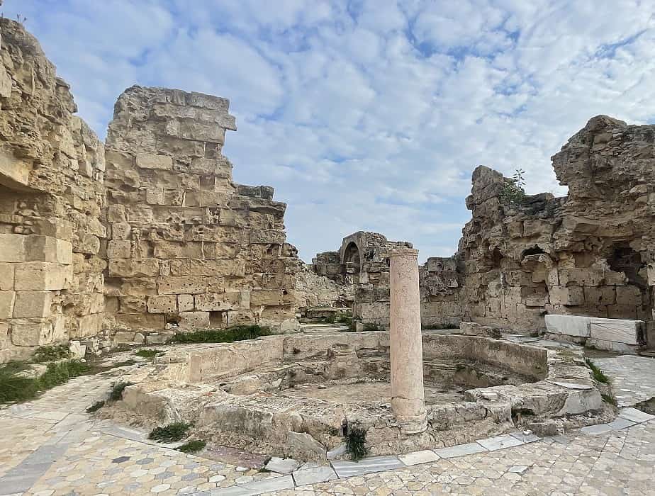 Ancient Salamis Cyprus Baths