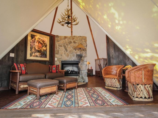 Luxe Teepee Living Space At Westgate Resort