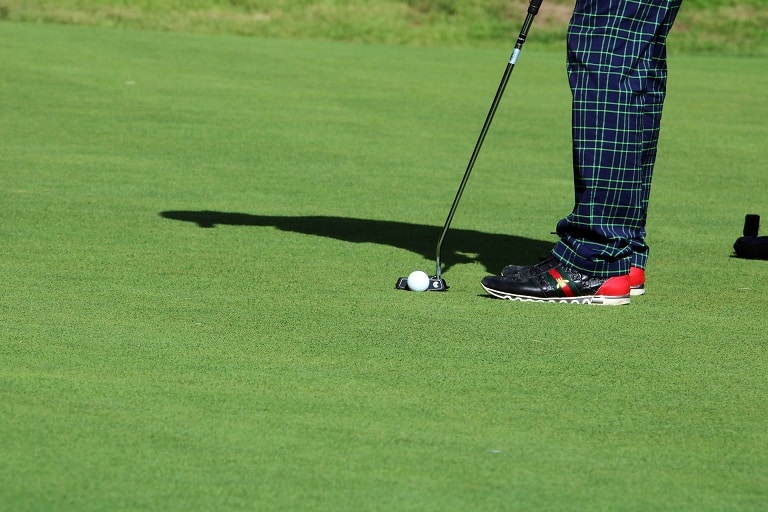 Tee-off at Saadiyat Beach Golf Club