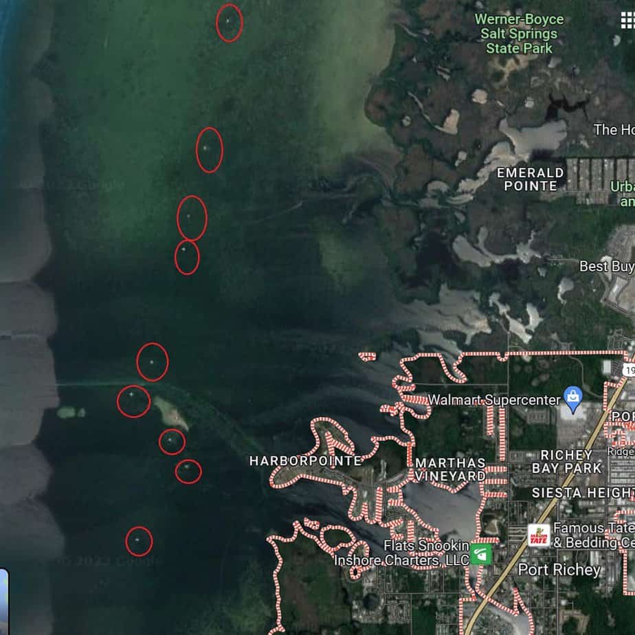 Map Of Stilt Houses In Port Richey