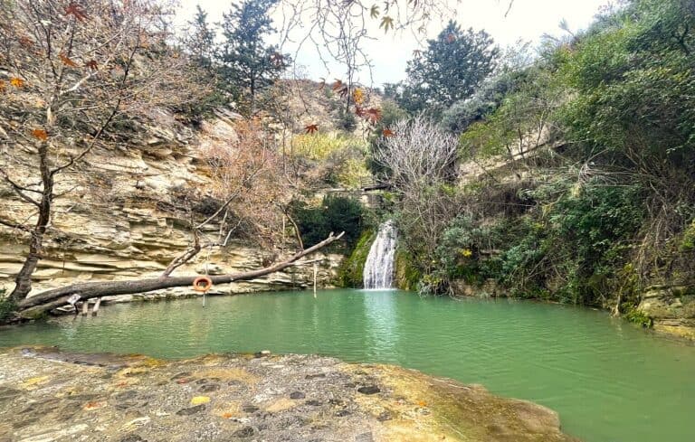 Adonis Baths Waterfall in Cyprus