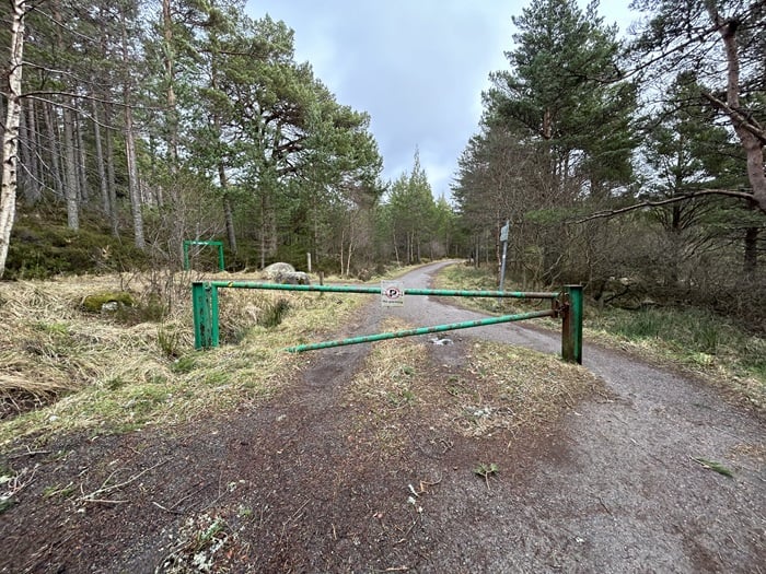 Enterance Gate To Green Loch An Lochan Uaine