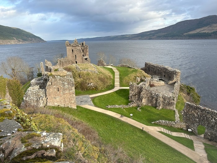 Urquhart Castle At Loch Ness
