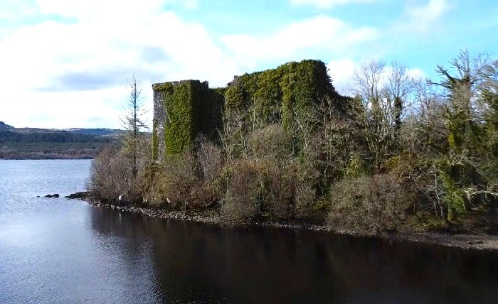 Loch Awe Innes Chonnel Castle Side View