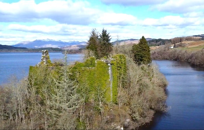Loch Awe Innes Chonnel Castle View