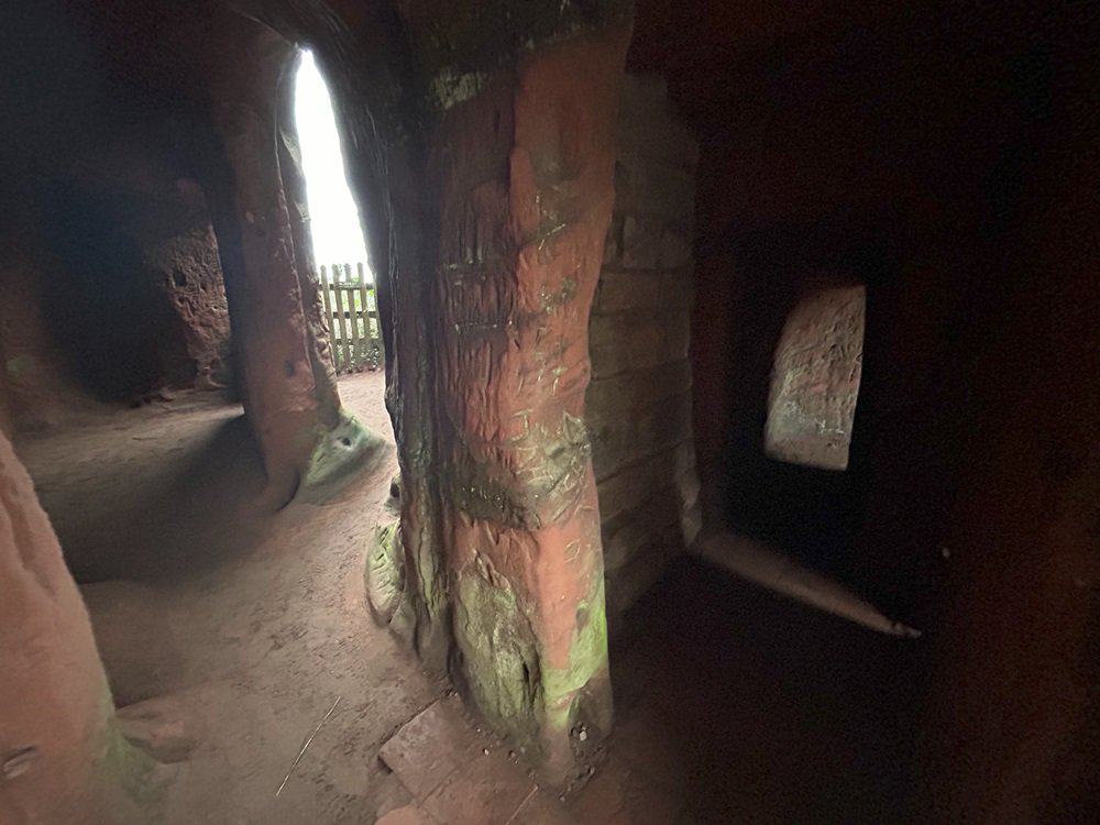 Inside Cave At Kinver Rock