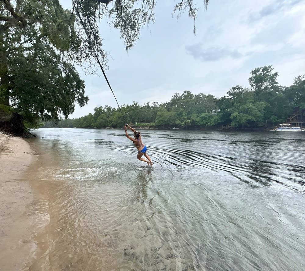 Rope Swing At Telford Spring