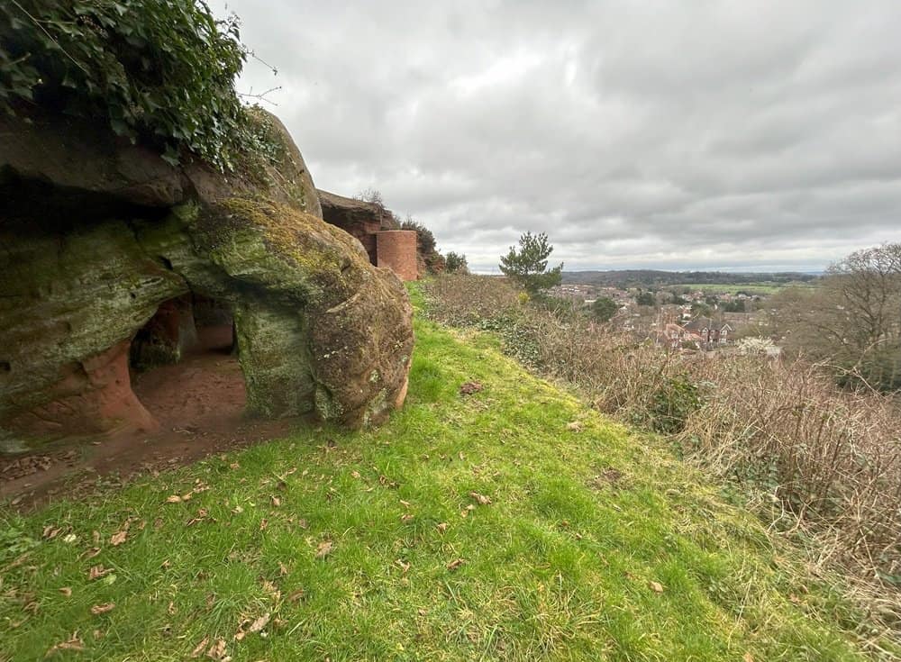 View From Side Of Kinver Rock Houses