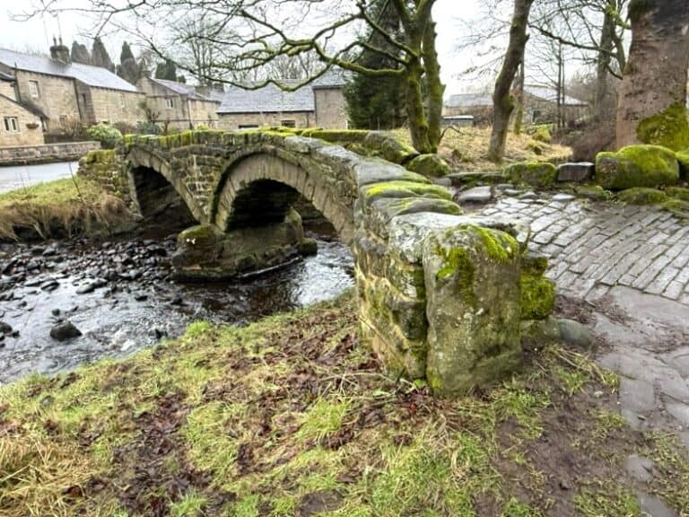 Wycoller Lancashire Packhorse Bridge Laneshaw Gill