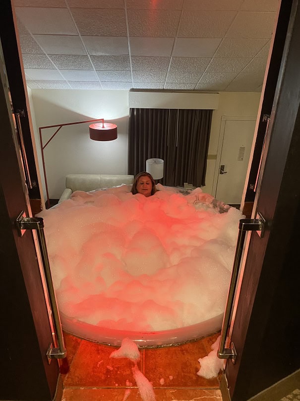 Champagne Hot Tub