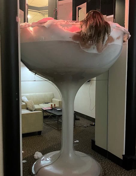 Champagne Hot Tub