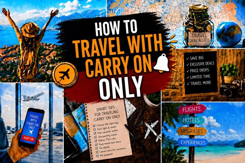 How to Travel With Carry On Only