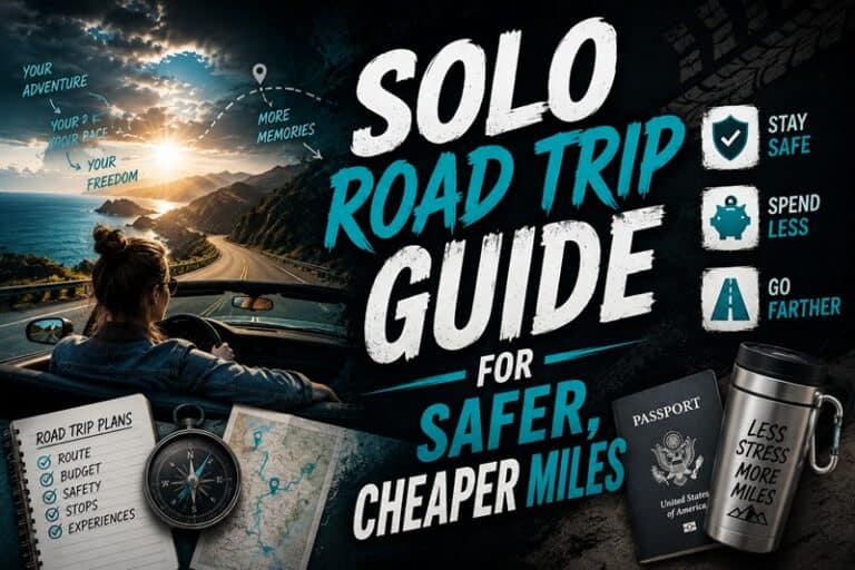 Solo Road Trip Guide for Safer Cheaper Miles