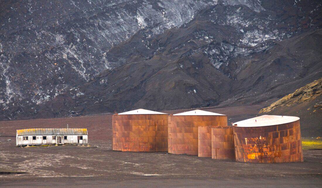 Antarctica Deception Island Whalers Bay