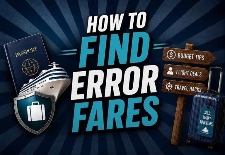How to Find Error Fares