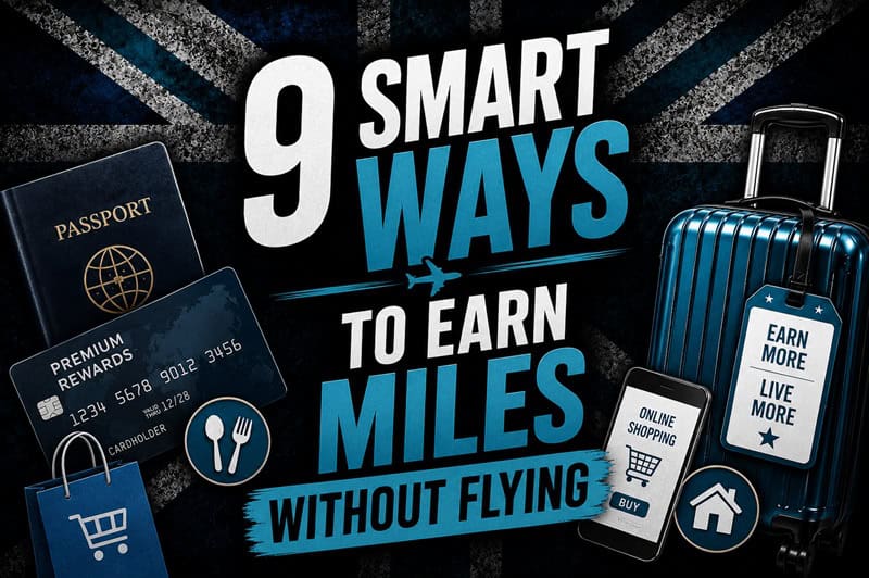 9 Smart Ways to Earn Miles Without Flying